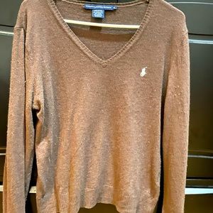 Ralph Lauren Sport Brown Sweater XL